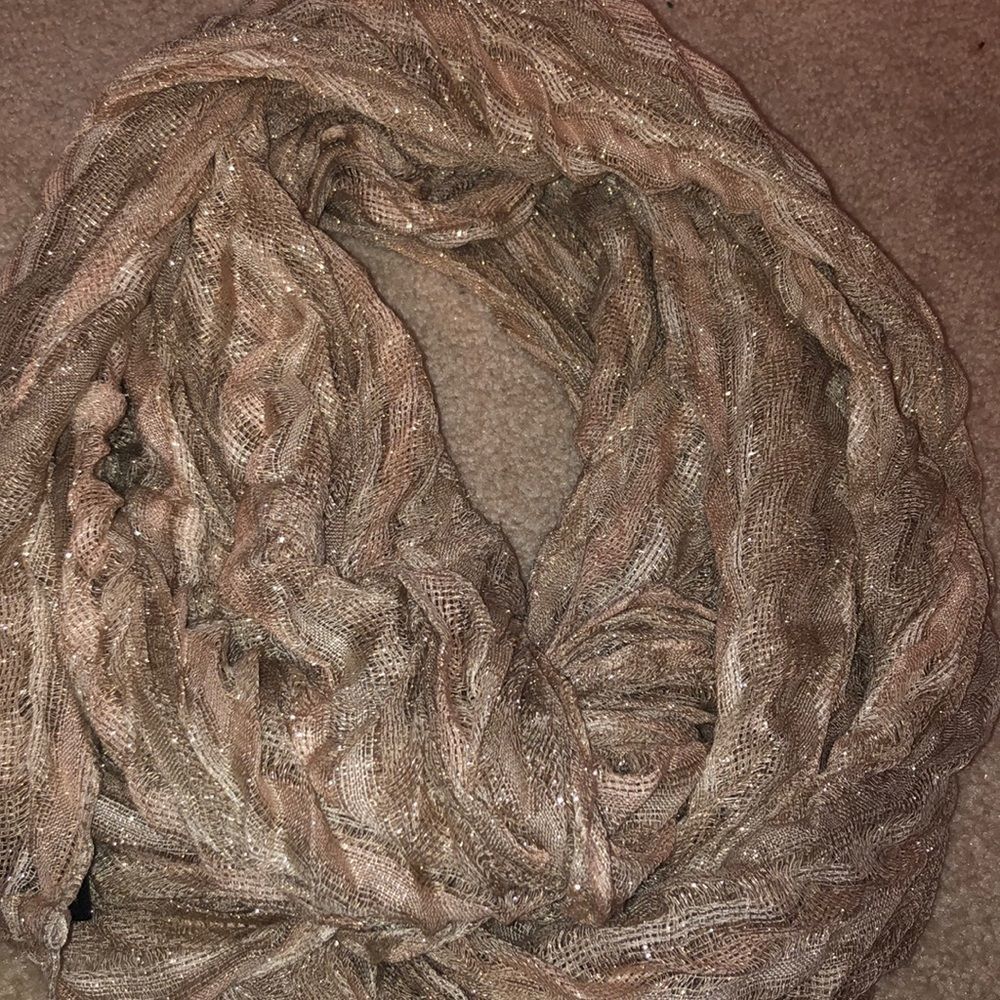 Gold Infinity Scarf - Picture 3 of 4